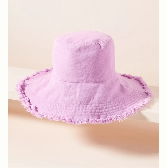 Anthropologie Canvas Bucket Hat - pink - Picture 2 of 11